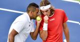 Tsitsipas’ Mother, “Only Kyrgios,Stefanos