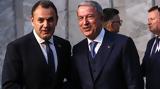Συνάντηση Παναγιωτόπουλου- Ακάρ,synantisi panagiotopoulou- akar