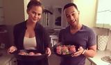 Chrissy Teigen – John Legend, Μαγειρεύουν,Chrissy Teigen – John Legend, mageirevoun