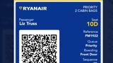 Βρετανία, Ryanair, Λιζ Τρας –,vretania, Ryanair, liz tras –