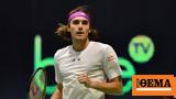 Τελικός Stockholm Open Live, Τσιτσιπάς-Ρούνε 0-1 4-6,telikos Stockholm Open Live, tsitsipas-roune 0-1 4-6