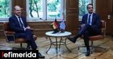 Συνάντηση Μητσοτάκη-Σολτς, Μέγαρο Μαξίμου -Τι,synantisi mitsotaki-solts, megaro maximou -ti