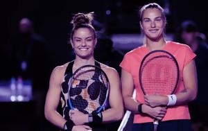 WTA Finals, 3ης, Σάκκαρη, WTA Finals, 3is, sakkari