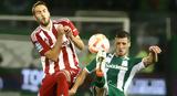 Παναθηναϊκός – Ολυμπιακός 1-1, “Μοιρασιά”,panathinaikos – olybiakos 1-1, “moirasia”