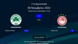 Παναθηναϊκός – Ολυμπιακός 1-1, Έμεινε, +10,panathinaikos – olybiakos 1-1, emeine, +10