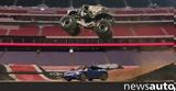 Tο Monster Truck, Porsche Taycan +video,To Monster Truck, Porsche Taycan +video