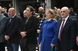 Η δημοτική αρχή στις εκδηλώσεις για τον εορτασμό της ημέρας των ενόπλων δυνάμεων,