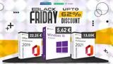 Black Friday, Windows 10, 5 62€,Office 2021, 13 05€