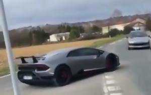 Lamborghini Huracan, Peugeot 206 +video