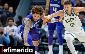 NBA, Νίκη, Μπακς, Χόρνετς -Έξω, Γιάννης Αντετοκούνμπο Χόλιντεϊ, Μίντλετον, NBA, niki, baks, chornets -exo, giannis antetokounbo cholintei, mintleton