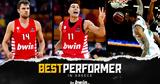 Oι Best Performer, Greece, Νοεμβρίου, EuroLeague,Oi Best Performer, Greece, noemvriou, EuroLeague