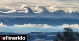 Σύννεφα, – Εντυπωσιακό, -Το, Kelvin-Helmholtz,synnefa, – entyposiako, -to, Kelvin-Helmholtz