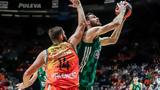 Βαλένθια – Παναθηναϊκός 94-91, Λύγισαν,valenthia – panathinaikos 94-91, lygisan