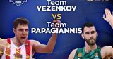 Team Βεζένκοβ, Team Παπαγιάννης, 25ο All Star Game,Team vezenkov, Team papagiannis, 25o All Star Game