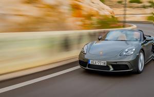 Test, Δοκιμάζουμε, -to-drive Porsche 718 Boxster, Test, dokimazoume, -to-drive Porsche 718 Boxster