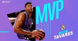 Euroleague – MVP, 18ης, Ταβάρες,Euroleague – MVP, 18is, tavares