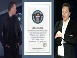 Elon Musk, Ρεκόρ Guinness,Elon Musk, rekor Guinness