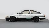 Toyota Gazoo Racing, Πράσινες Corolla AE86,Toyota Gazoo Racing, prasines Corolla AE86