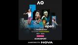 111o Australian Open, Grand Slam, Τσιτσιπά Σάκκαρη, Eurosport, Nova,111o Australian Open, Grand Slam, tsitsipa sakkari, Eurosport, Nova