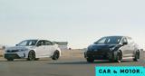 Honda Civic Type R, Toyota GR Corolla,Video