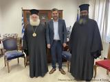 Συνάντηση Αντιπεριφερειάρχη Λασιθίου, Μητροπολίτη Ιεραπύτνης,synantisi antiperifereiarchi lasithiou, mitropoliti ierapytnis