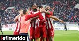 Super League, Λύγισε, ΟΦΗ, Ολυμπιακός 2-1, Μπακαμπού Ελ Αραμπί, Πασχαλάκη,Super League, lygise, ofi, olybiakos 2-1, bakabou el arabi, paschalaki