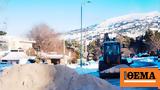 Εκχιονιστικά, Πεντέλη,ekchionistika, penteli