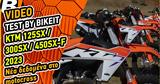 Video Test Ride, KTM 450SX F,300SX, 125SX 2023