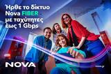 NOVA FIBER, Πραγματικές Fiber, 500 Mbps, 1Gbps,NOVA FIBER, pragmatikes Fiber, 500 Mbps, 1Gbps