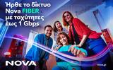 NOVA FIBER, Πραγματικές Fiber, 500 Mbps, 1Gbps,NOVA FIBER, pragmatikes Fiber, 500 Mbps, 1Gbps