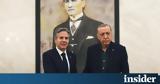Συνάντηση Ερντογάν - Μπλίνκεν, Άγκυρα,synantisi erntogan - blinken, agkyra