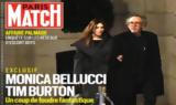 Paris Match, Η Μόνικα Μπελούτσι, Τιμ Μπάρτον,Paris Match, i monika beloutsi, tim barton