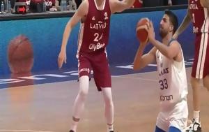 Λετονία - Ελλάδα, Χουγκάζ, FIBA, letonia - ellada, chougkaz, FIBA