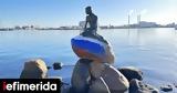 Δανία, Βανδάλισαν, Γοργόνα, Κοπεγχάγη -Ζωγράφισαν,dania, vandalisan, gorgona, kopegchagi -zografisan