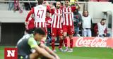 Super League Ολυμπιακός – Λεβαδειακός 6-0, Καταιγιστικός, ΑΕΚ, OPAP Arena,Super League olybiakos – levadeiakos 6-0, kataigistikos, aek, OPAP Arena