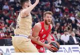 Βαθμολογία Euroleague, Μόνος, Ολυμπιακός,vathmologia Euroleague, monos, olybiakos