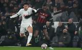 Τότεναμ – Μίλαν 0-0, Συνεχίζουν, Champions League, Ιταλοί,totenam – milan 0-0, synechizoun, Champions League, italoi