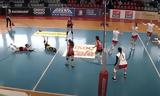 Volley League Γυναικών, Ήττα, ΖΑΟΝ Κηφισιάς, Ολυμπιακό, 20ή,Volley League gynaikon, itta, zaon kifisias, olybiako, 20i