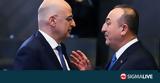 Συνάντηση, Τσαβούσογλου#45Δένδια #45, Σύνοδο, Κύπριος ΥΠΕΞ,synantisi, tsavousoglou#45dendia #45, synodo, kyprios ypex