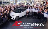 10 000 000 Toyota Yaris,