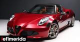 Alfa Romeo 4C Spider, -Έχει, 2 500,Alfa Romeo 4C Spider, -echei, 2 500