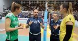 Τετάρτη 19 Απριλίου, Volley League Γυναικών,tetarti 19 apriliou, Volley League gynaikon