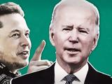 Joe Biden, Tesla,Elon Musk