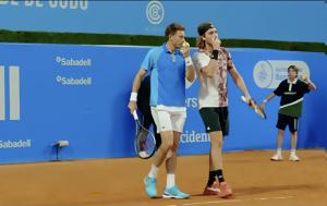 Barcelona Open, Λύγισαν, -break Τσιτσιπάς, Μαχούτ, Barcelona Open, lygisan, -break tsitsipas, machout