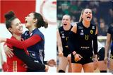 Volley League, Ολυμπιακός, 2-0, ΠΑΟΚ, ΑΕΚ, Παναθηναϊκό,Volley League, olybiakos, 2-0, paok, aek, panathinaiko