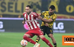 Stoiximan Super League ΑΕΚ - Ολυμπιακός 0-0, Stoiximan Super League aek - olybiakos 0-0