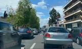 Κυκλοφοριακό, Λεωφόρο Μεσογείων – ΦΩΤΟ,kykloforiako, leoforo mesogeion – foto