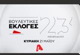 Alpha - Εκλογές 2023, Κυριακή 21 Μαΐου,Alpha - ekloges 2023, kyriaki 21 maΐou