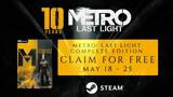 Metro, Last Light,Steam