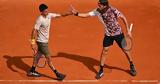 Roland Garros, Τσιτσιπά, Ροχέρ, Αρεβάλο,Roland Garros, tsitsipa, rocher, arevalo